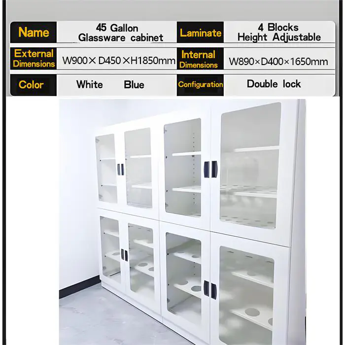 Utensil storage cabinet