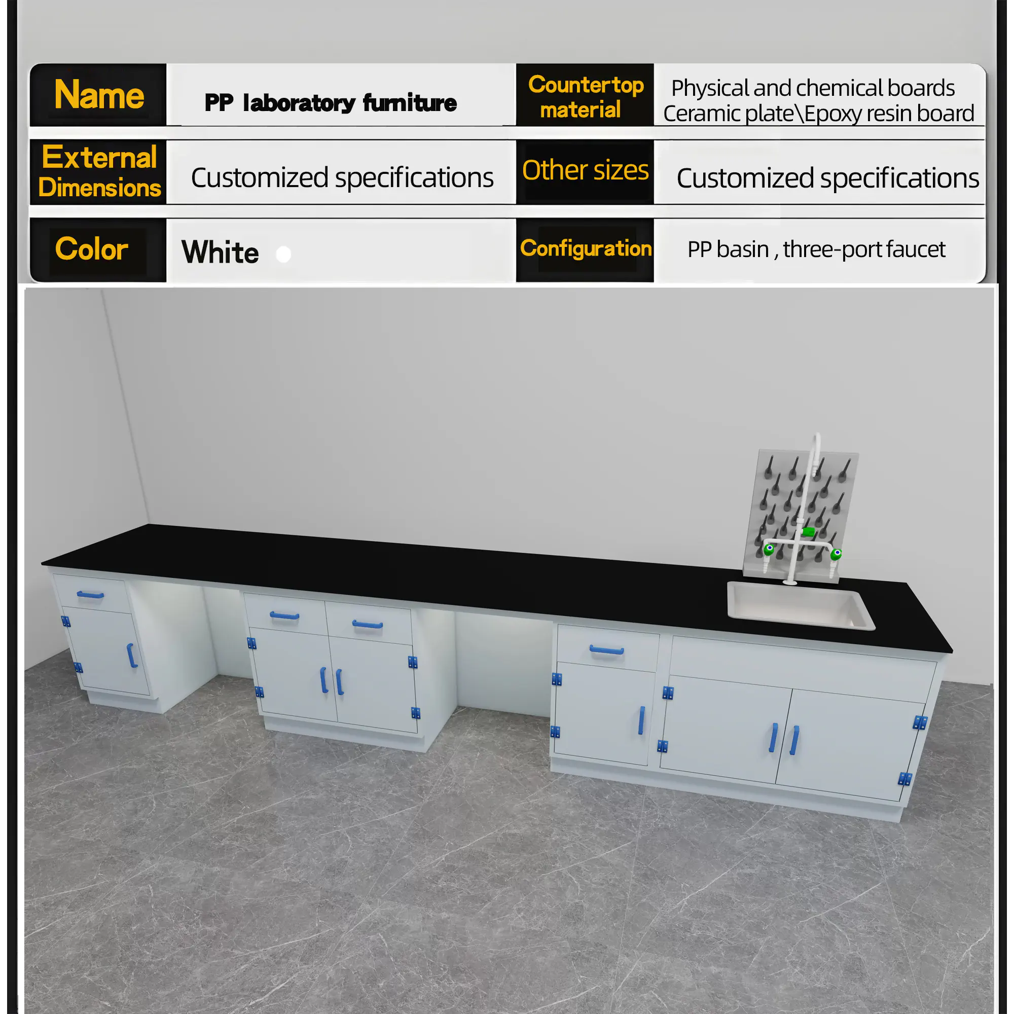 PP laboratory furniture