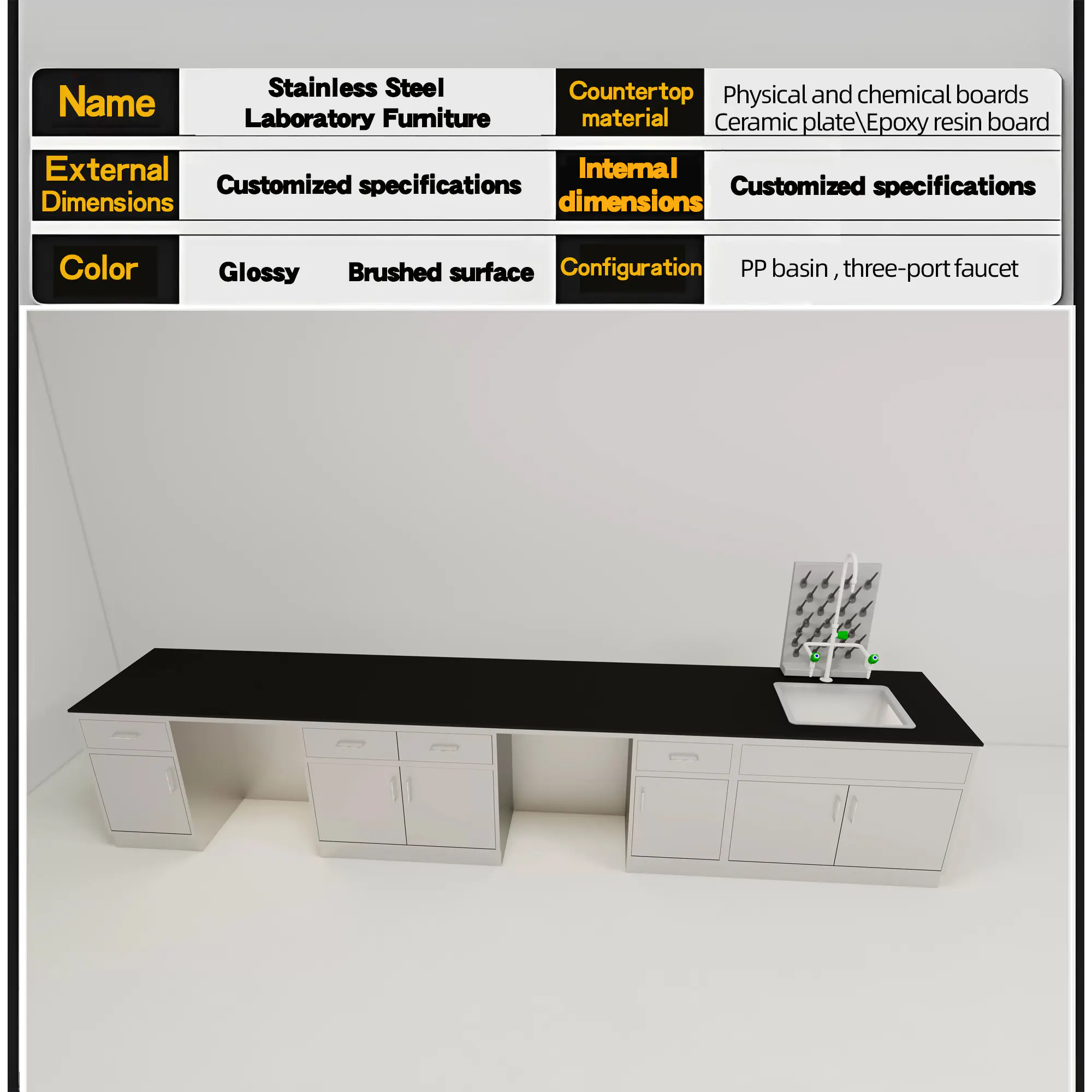 Stainless Steel Laboratory Furniture
